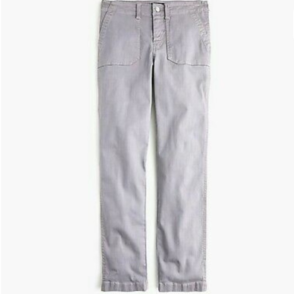 J CREW | Straight Leg High Rise Grey Pant